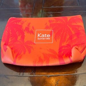 Kate Somerville neoprene Fabric Makeup Bag
